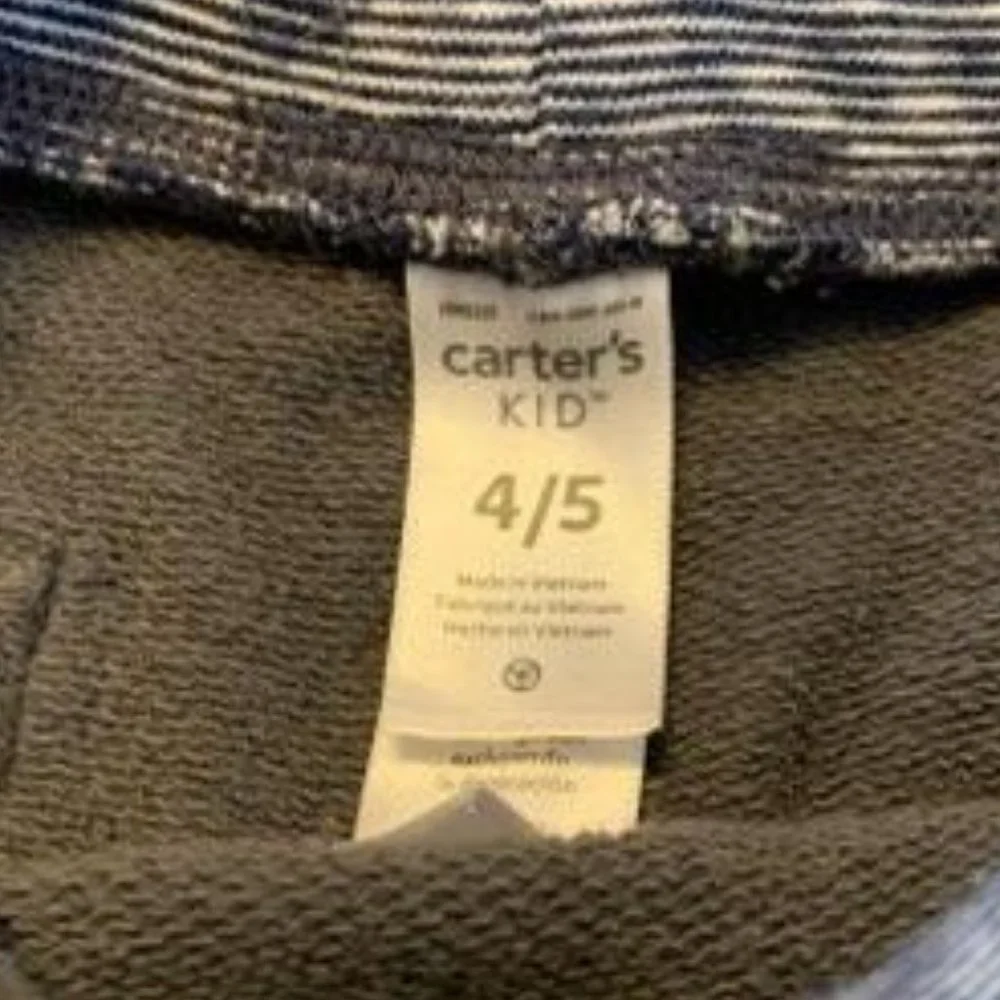 Boys Hurley top and Carters Pull on shorts
